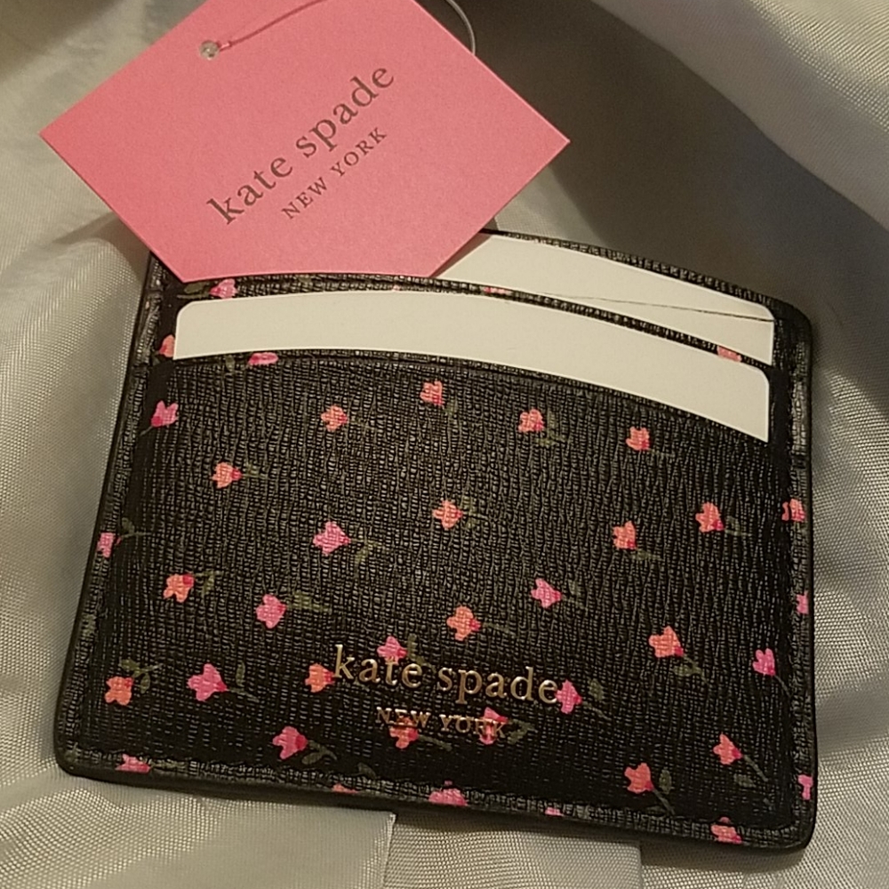 Kate Spade sylvia meadow card holder NWT